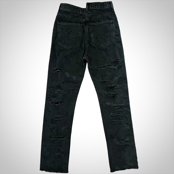 Agolde Criss-Cross Straight Jeans in Feverish - Size 25 - Picture 3 of 13